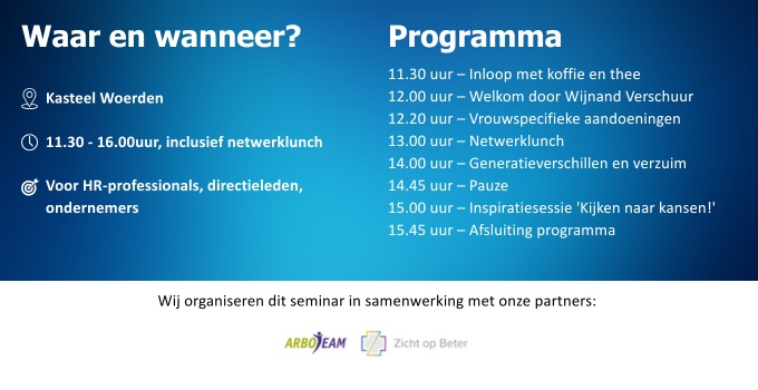 Programma seminar Vanbreda Kijken naar kansen