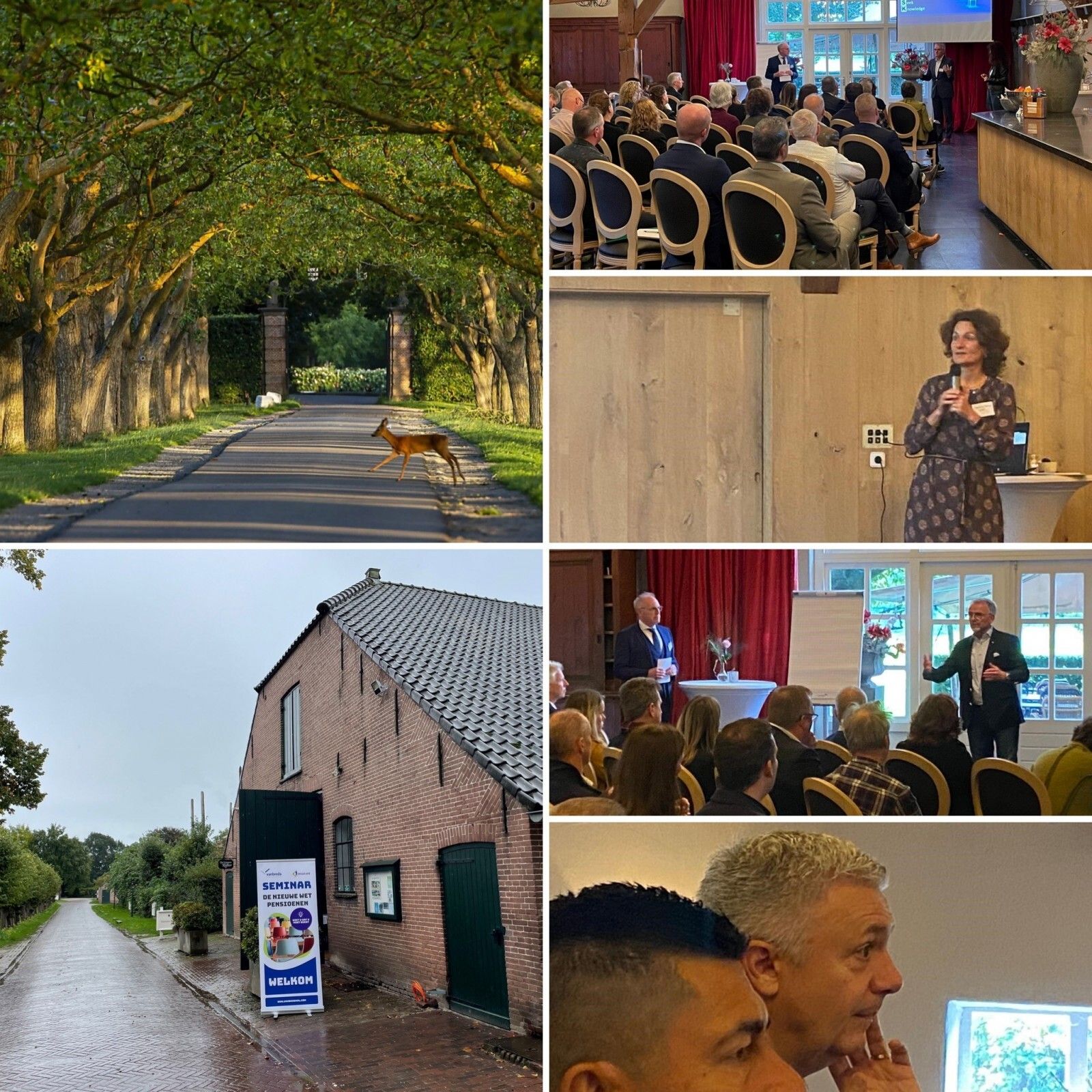 Sfeerimpressie pensioenseminar Vanbreda Risk & Benefits